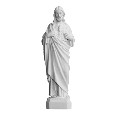 Giving Heart Of Christ Marble Statue III